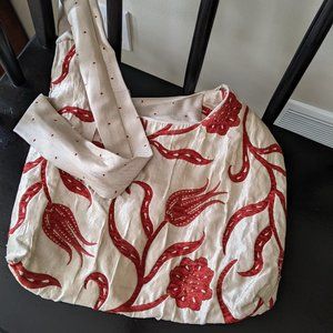 Lovely vintage canvas crossbody bag